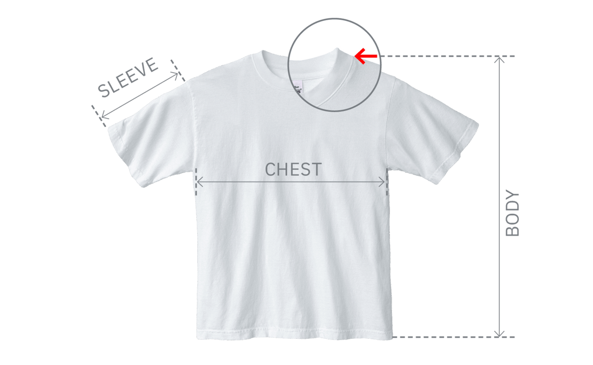 FORZA SS TEE size chart